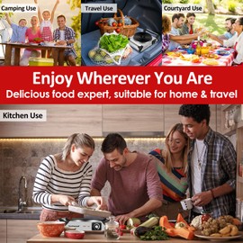 Techwood Hot Plate for Cooking, 1500W Electric Stove Countertop Single Burner with Adjustable Temperature & Stay Cool Handles, 7.5” Cooktop for Home/RV/Camp, Compatible for All Cookwares, Silver