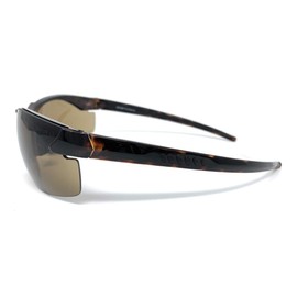 The Grant Bifocal Sun Reader Sport and Wrap Around Reading Sunglasses, Unisex Safety Glasses for Men and Women, Tortoise + 1.50