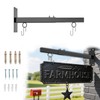 Katywixu 20"-28" Scalable Hanging Sign Bracket, Sign Brackets Hanging Sign