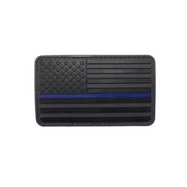 5ive Star Gear US Flag Morale Patch with Blue Stripe, Black/Blue, One Size