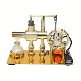 Stirling Engine Generator Kit, Fashion Trend Classic, Suitable as a Gift for Family and Friends