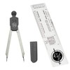 EMI Premium Quality Deluxe EKG Caliper and EKG Ruler Pocket