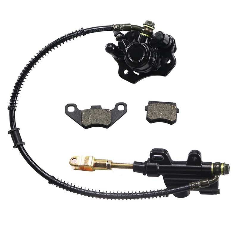 PRO BAT Rear Brake Master Cylinder Caliper Assembly+Brake Disk Rotor+Brake