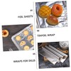 Ipetboom 4 Rolls Aluminum Foil Wrap High Temperature Resistant Kitchen