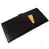 Golunski Genuine Leather Travel Wallet with Tab (Black)