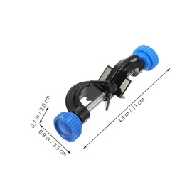 BUGUUYO 3pcs Laboratory Equipment Cross Clamp Holder with Boss Head Rod Sturdy Lab Stand Head Clamp Holder for Secure Experimental Setup and Easy to Use