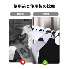 Coollooda Clothes Dividers 10 Pieces Size Dividers Blank Clothes Rack Round Hanger Separator Reusable Wardrobe White Blank Tag White
