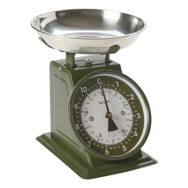 Taylor Mechanical Kitchen Weighing Food Scale with Bowl, Weighs up to 11lbs, Measures in Grams and Ounces, Food Scales for Kitchen, Green