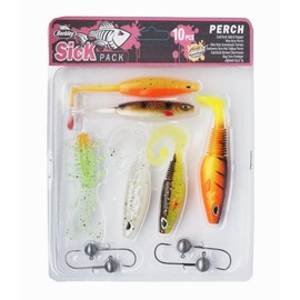 Berkley Sick Perch Pack, Lure kits, Predator Fishing Lure for Perch, Mixed Colours