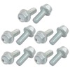 Sourcingmap 10Pcs 1/4-20 x 5/8 Inch Thread Carbon Steel Hex