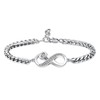 shajwo Infinity Heart Cremation Urn Bracelet for Ashes Jewelry for