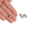 sourcing map Set of 10 Screw Collars 3.05mm Bore Wave