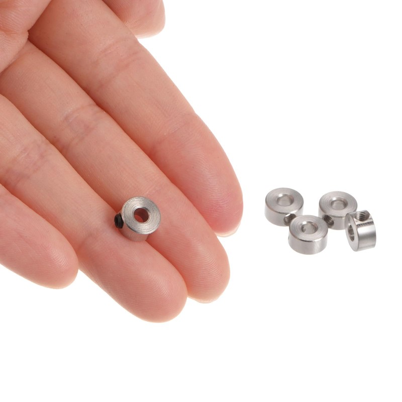 sourcing map Set of 10 Screw Collars 3.05mm Bore Wave