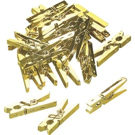 KnorrPrandell 3062074 Mini-Klammer, 25 mm, gold