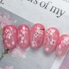 When the light pink light dances - Short nose pin