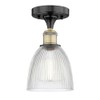 Innovations Lighting Castile - 1 Light Semi-Flush Mount in Industrial