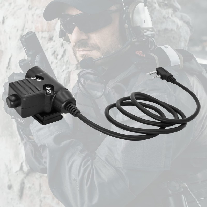 Hearangel U94 PTT Adapter K-Plug 2 Pin Civilian Version for