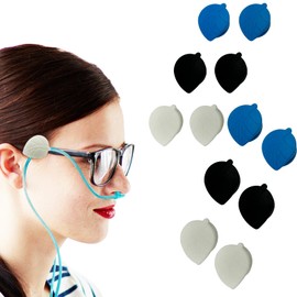 12PCS Oxygen Tube Holder Clips for Glasses, Nasal Cannula Ear Protectors, Tube Clips for Comfort and Secure Fit, Compatible With Eyewear for Oxygen Users, Reduces Irritation and Slippage