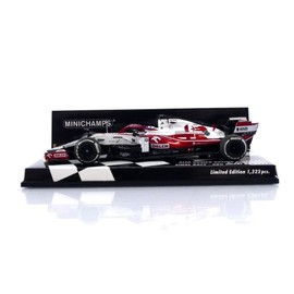 Mini Champ 1/43 Alfa Romeo Racing Oren C41 2021 F1 Abu Dhabi GP #7 K. Raikonen Retirement Race Specifications