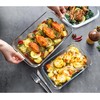 1.5-Quart Tempered Glass Oblong Baking Dishes, Set of 2