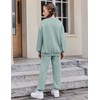 Arshiner Girl's 2 Piece Outfit Set Pullover Sweatshirt Jogger Sweatpants