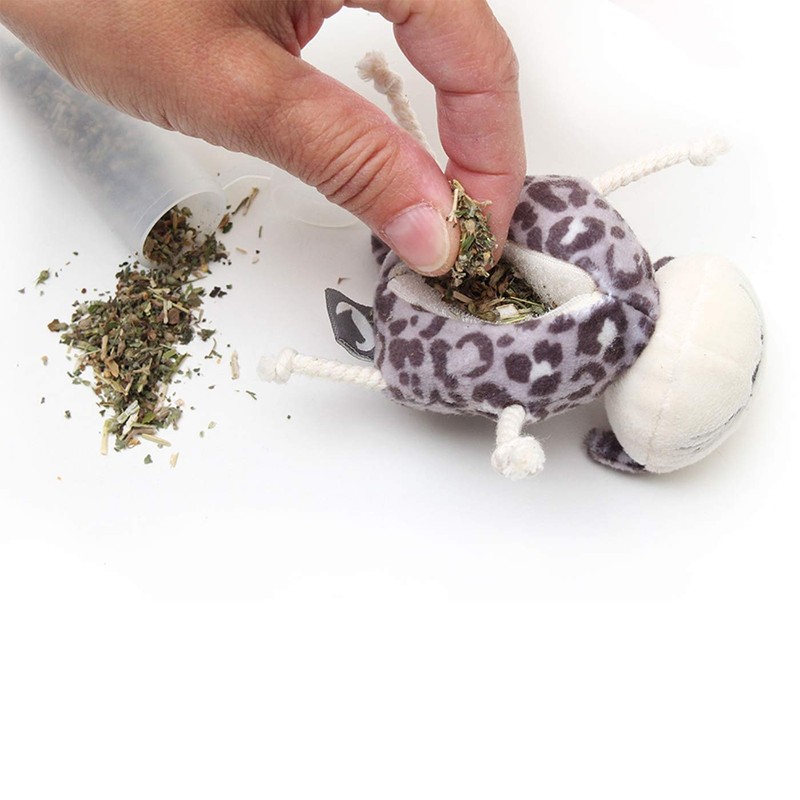 Tiger Cat Cat Play Set Cat and Mouse Leopard Print