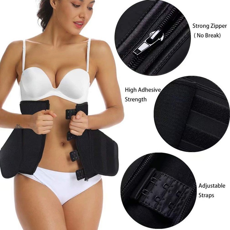 HOPLYNN Neoprene Sweat Waist Trainer Corset Trimmer Shaper Belt for