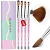 Saviland Acrylic Nail Brush Set - 4pcs Professional Acrylic Brush
