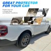 KEEPDSGN 4PCS Black Car Mud Flaps Front and Rear Side