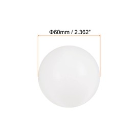 sourcing map PA Nylon Solid Plastic Balls 60mm G3 Precision Bearing Ball