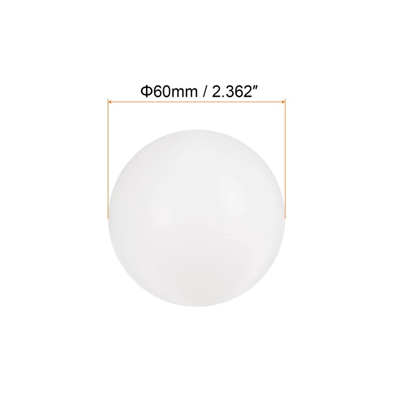 sourcing map PA Nylon Solid Plastic Balls 60mm G3 Precision