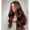 Thusiae 2X6 SKINLIKE HD Lace Closure Wigs Human Hair, Chocolate