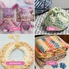 Double Knitting Yarn, 8Pcs Crochet Yarn, 50g Acrylic Wool Crochet