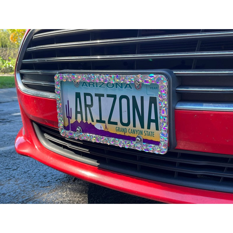 Cruiser Accessories 16130 Dazzle Marco de matrícula Chapado en Cromo