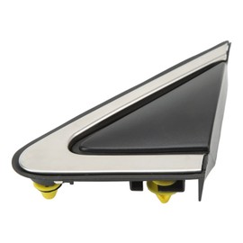 Embellecedor de Placa Triangular para Espejo Retrovisor Izquierdo para Sentra 2013‑2019, Espejo Retrovisor Lateral Delantero Antiarañazos, Moldura de Guardabarros Izquierdo