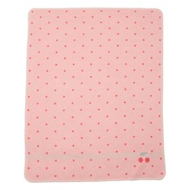 David Fussenegger Juwel Baby Blanket 'Cherries' 70 x 90 cm Dusky Pink