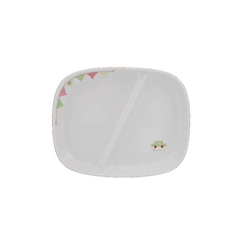(Outlet Included) E – Kids Garland Divider Lunch Plate