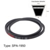 sourcing map SPA1950 V-Belt Drive Belt 1950 mm Pitch Length