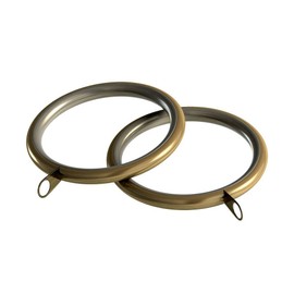 Speedy Products 28mm Standard Lined Ring Pk 8 Antique Brass