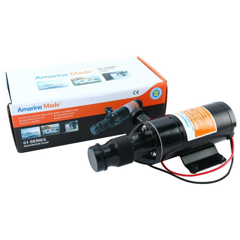 Amarine Made Macerator Waste Water Pump 12V 12 GPM New