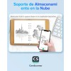 Cuaderno Inteligente Reutilizable IFORU Gris 100 Páginas con Almacenamiento en
