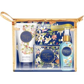 Maja Travel Kit Crema de Manos 80Ml, Mini Body Splash 60Ml y Jabón 100G Maja Aqua Turquesa, Color, 3 Count, Pack Of/Paquete De