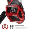 MZYRH MTB Mountain Bike Pedals 3 Bearing Flat Platform Compatible