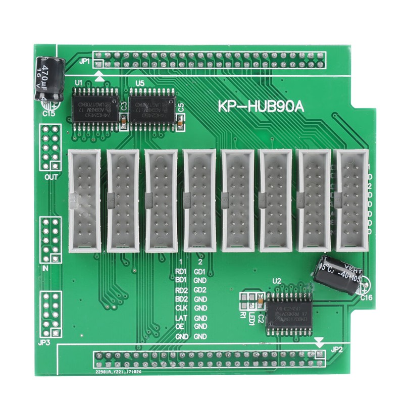 Adapter Board for LED Display Control System with 8 Output