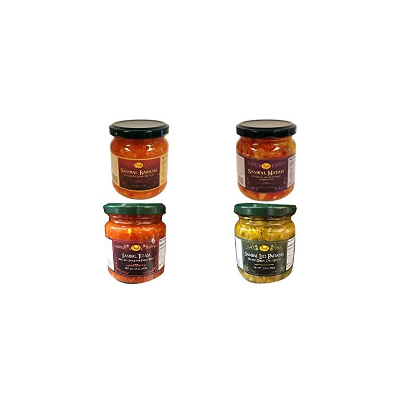 Combo Pack : 1 Sambal Bawang - 185g 1 Sambal