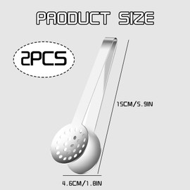 2 Pcs Tea Bag Squeezer – Stainless Steel Teabag Squeezer Tool for Brewing, Effective & Durable