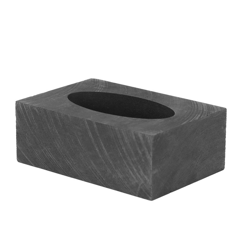 Graphite Casting Ingot Mold Oval High Purity Gold Silver Melting