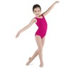Bloch Dance Girls Dynamic Microlux Tank Leotard, Berry, 14