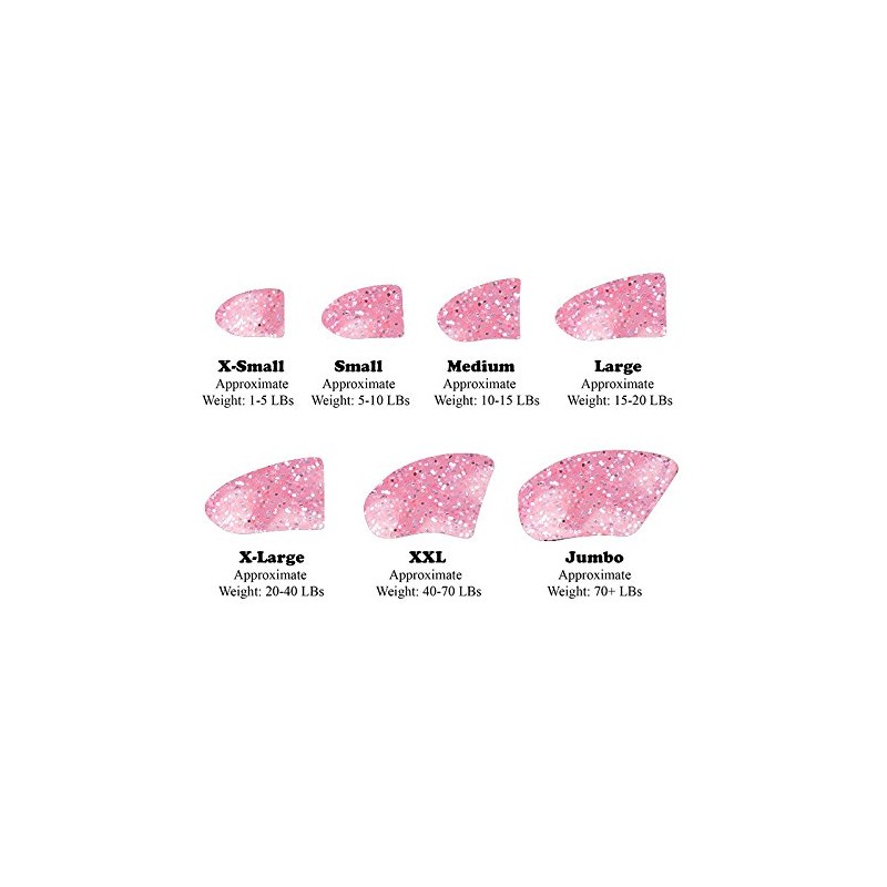 Purrdy Paws Soft Nail Caps for Dog Claws Pink Glitter