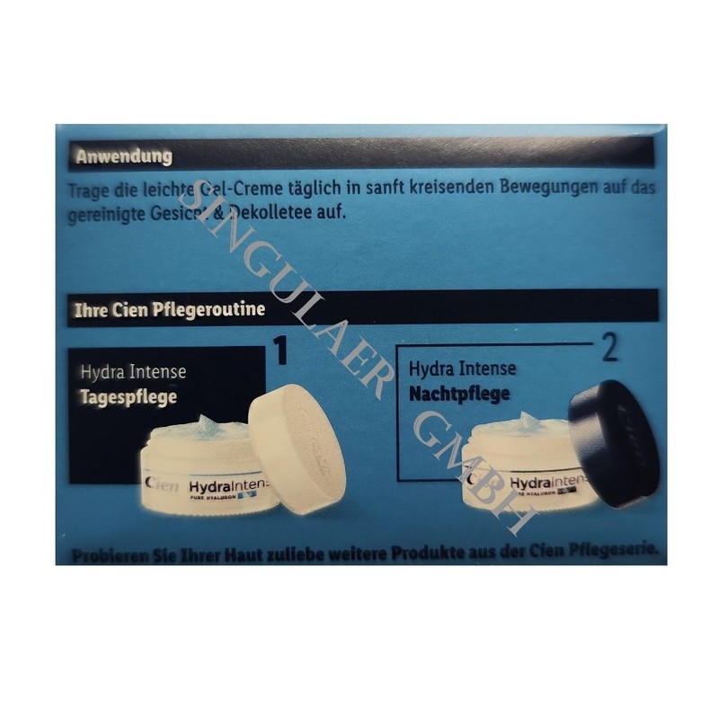 Cien Hydra Intense Triple Hyaluronic Day Cream Gel 1 x